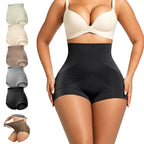 5-Piece Women’s High-Waisted Seamless Shaping Briefs Set with Smooth Finish, Stretch Construction and Assorted Neutral Colors