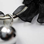Lace Bell Choker Necklace for Gothic Lolita and Dark Feminine Style
