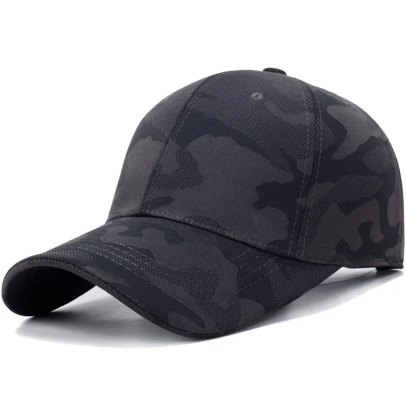 Minimalist Camouflage Corduroy Baseball Cap with Adjustable Fit for Casual Outdoor Streetwear Fashion