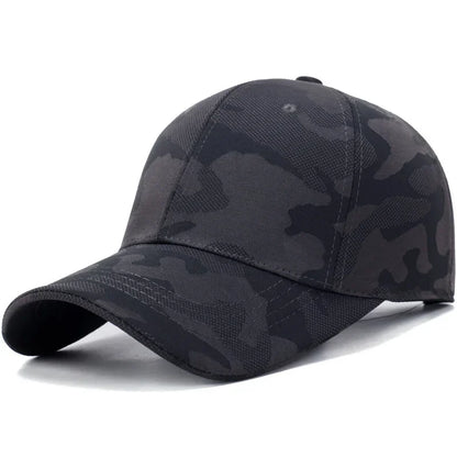 Minimalist Camouflage Corduroy Baseball Cap with Adjustable Fit for Casual Outdoor Streetwear Fashion