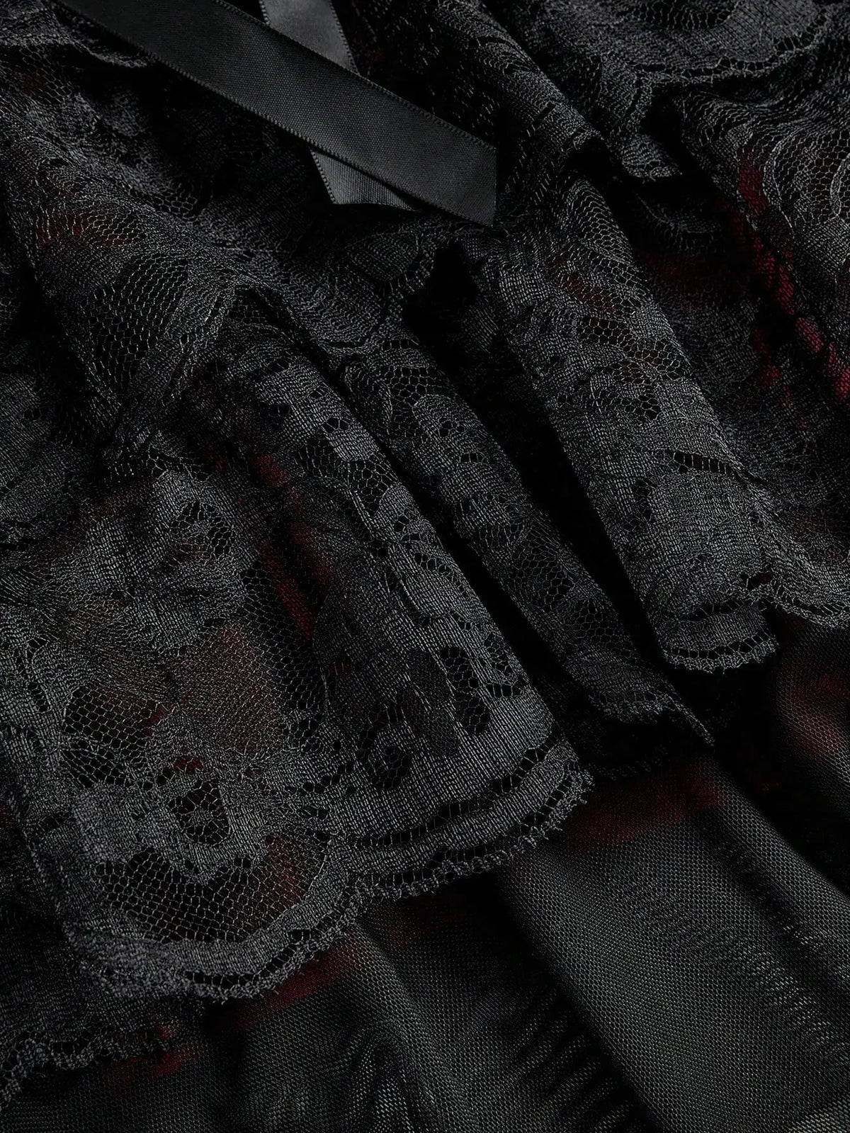 Gothic Corset Ruffle Dress for Alternative Fashion Style - BigCat Streetwear