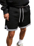 Men's Loose Fit Mesh Basketball Shorts with Elastic Waist and Athletic Everyday Comfort