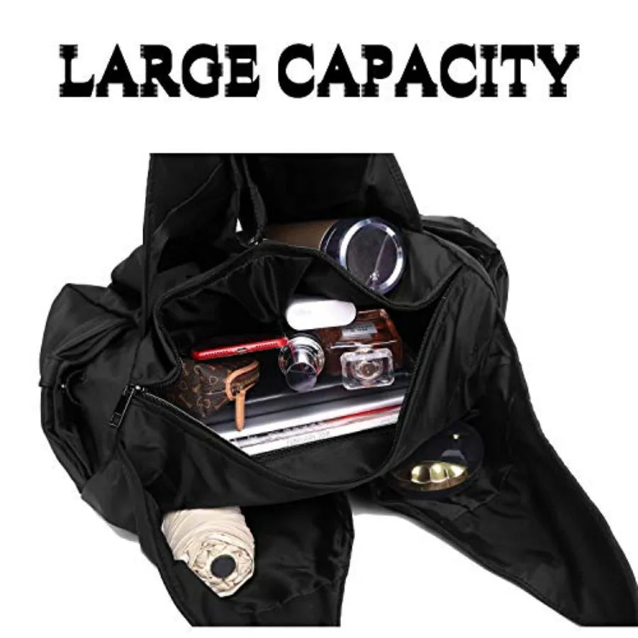 Oversized Utility Hobo Tote Bag with Lightweight Everyday Carry Design