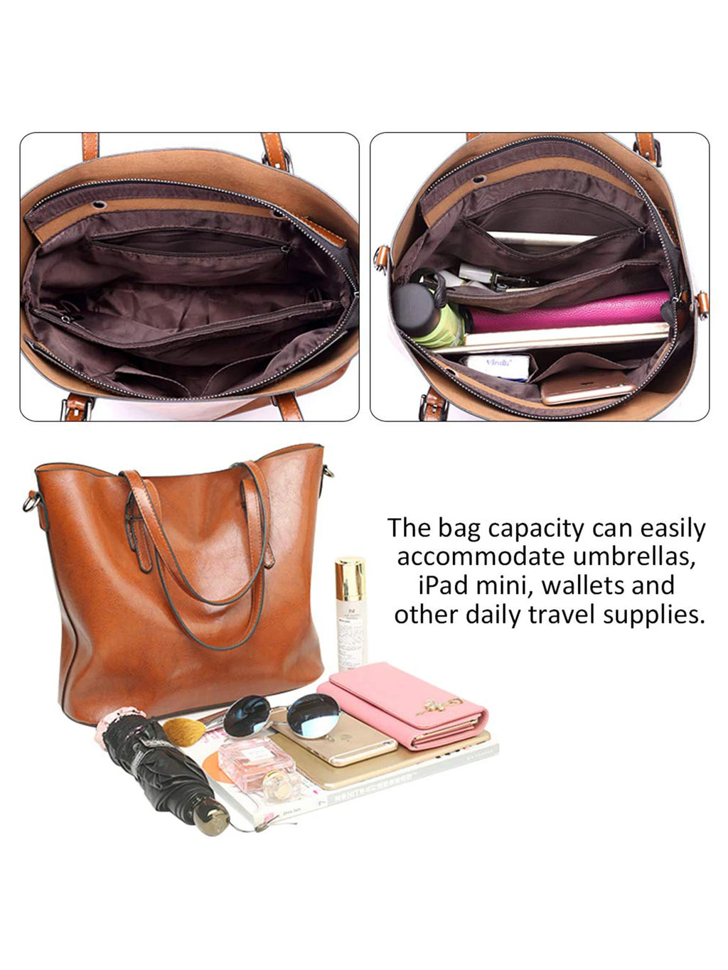 Minimalist Top Handle Tote Satchel Bag with Spacious Everyday Carry Design