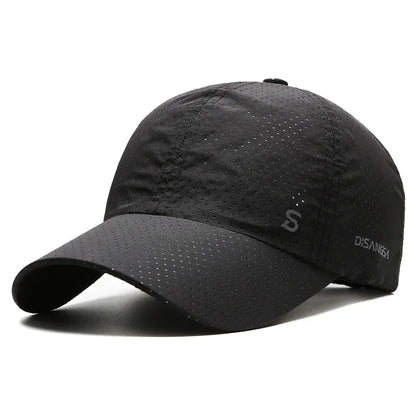 Unisex Quick Dry Baseball Cap with Breathable Design for Outdoor Sports and Everyday Wear