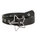 Star Eyelet Rivet Waist Belt for Gothic Punk Y2K Fashion Looks