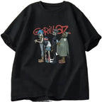 Retro Anime Streetwear Oversized Vintage Graphic Tee