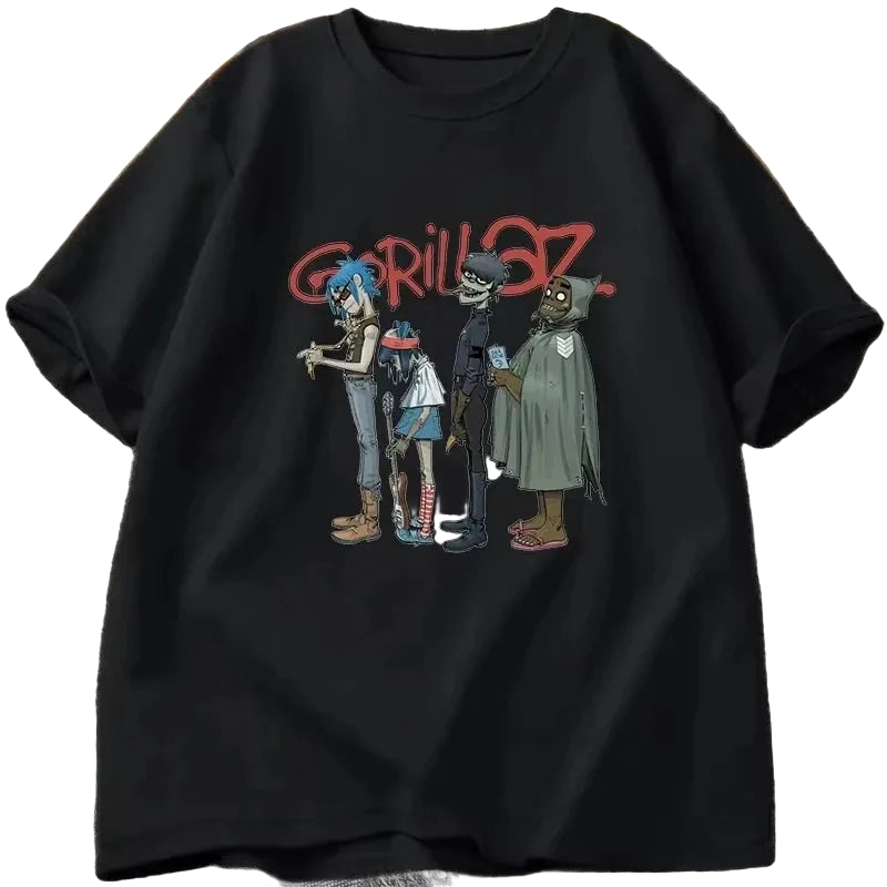 Retro Anime Streetwear Oversized Vintage Graphic Tee