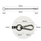 Classic Punk Wallet Chain with Ring Detail for Alternative Streetwear Looks