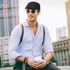 Breathable Mesh Ivy Flat Cap Adjustable Cotton Casual Vintage Driving Streetwear Hat
