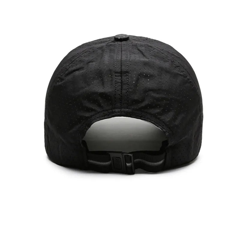 Unisex Quick Dry Baseball Cap with Breathable Design for Outdoor Sports and Everyday Wear
