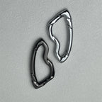 Star Carabiner Keychain Charm for Y2K Gothic and Alternative Fashion