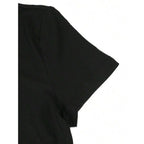 Dark Graphic Crop Tee with Gothic Artwork and Fitted Streetwear Silhouette