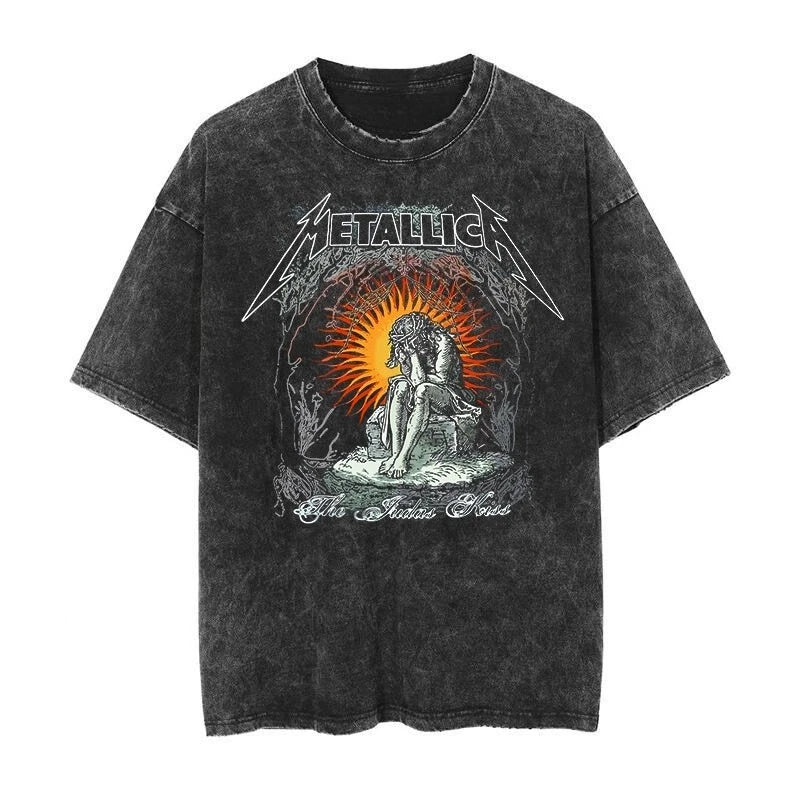 Anime Goth Infernal Oversized Vintage Graphic Streetwear Shirt