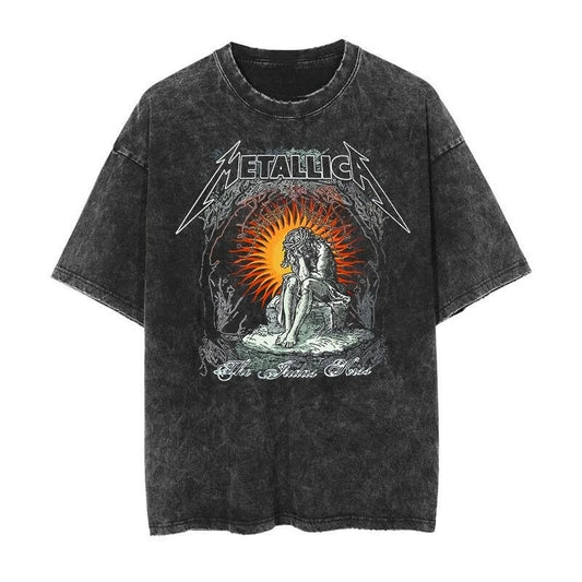 Anime Goth Infernal Oversized Vintage Graphic Streetwear Shirt