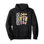 Anime City Graphic Hoodie with Retro Manga Streetwear Design