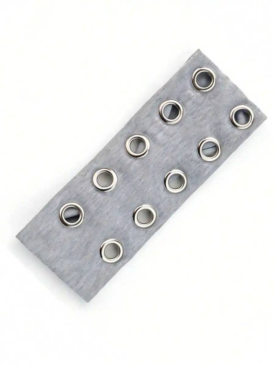 Grommet Detail Headband Punk Alternative Streetwear Hair Accessory