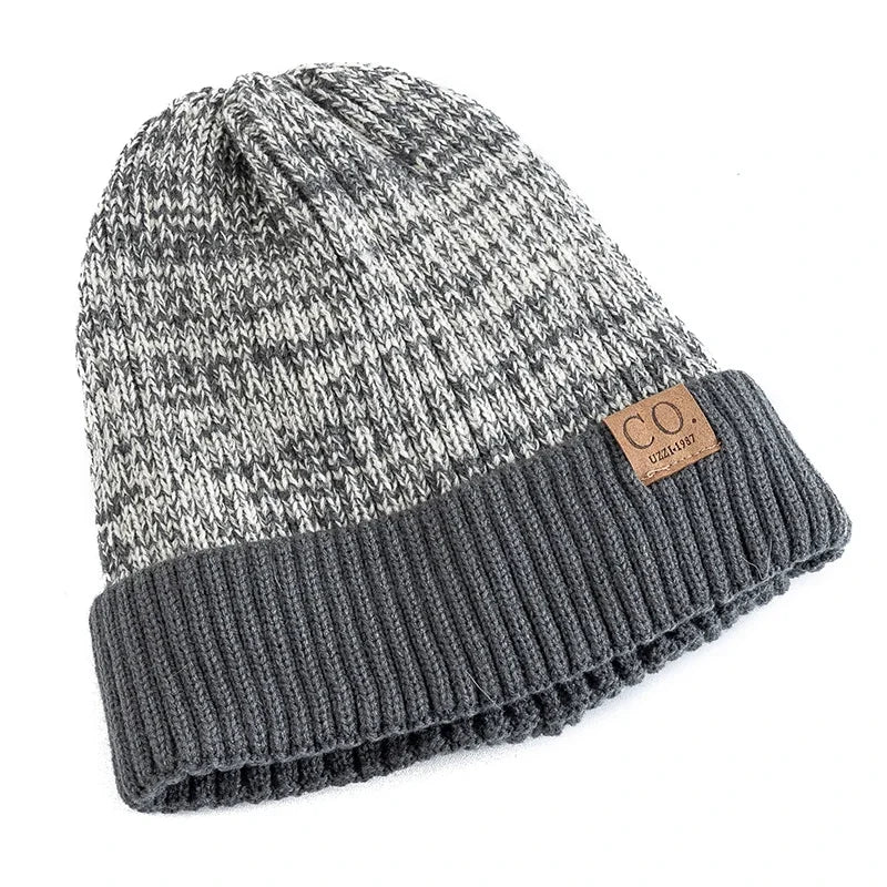 Fleece Lined Knit Beanie with Wind Resistant Design for Everyday Outdoor Winter Comfort