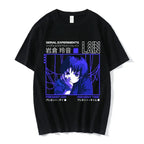 Dark Cyber Anime Oversized Alternative Streetwear Graphic Shirt