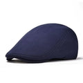 Classic Cotton Ivy Flat Cap Minimalist Driving Hat for Everyday Wear