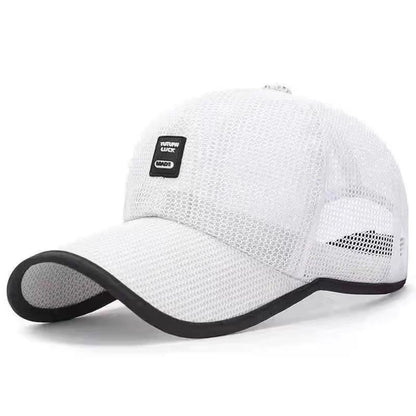 Unisex Breathable Mesh Baseball Cap with Snapback Closure for Casual Outdoor Streetwear Style