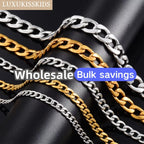 Classic Link Chain Necklace for Gothic Punk and Alternative Styling