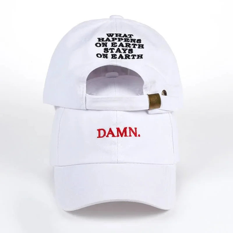 Unisex Embroidered Nylon Baseball Cap with Adjustable Fit for Casual Streetwear Style