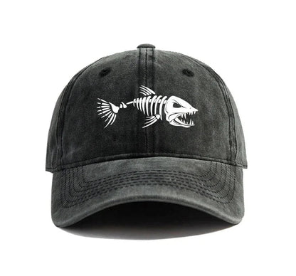 Unisex Vintage Washed Baseball Cap with Graphic Embroidery for Casual Outdoor Streetwear Style