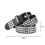 Studded Bullet Detail Belt for Gothic, Punk and Alternative Fashion