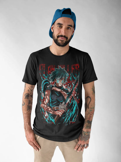 Chaos Anime Goth Oversized Manga Streetwear Graphic T-Shirt
