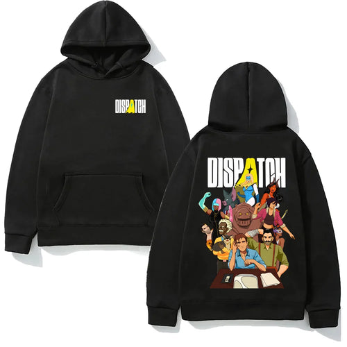 Anime Adventure Graphic Hoodie with Retro Manga Streetwear Design - BigCat Streetwear
