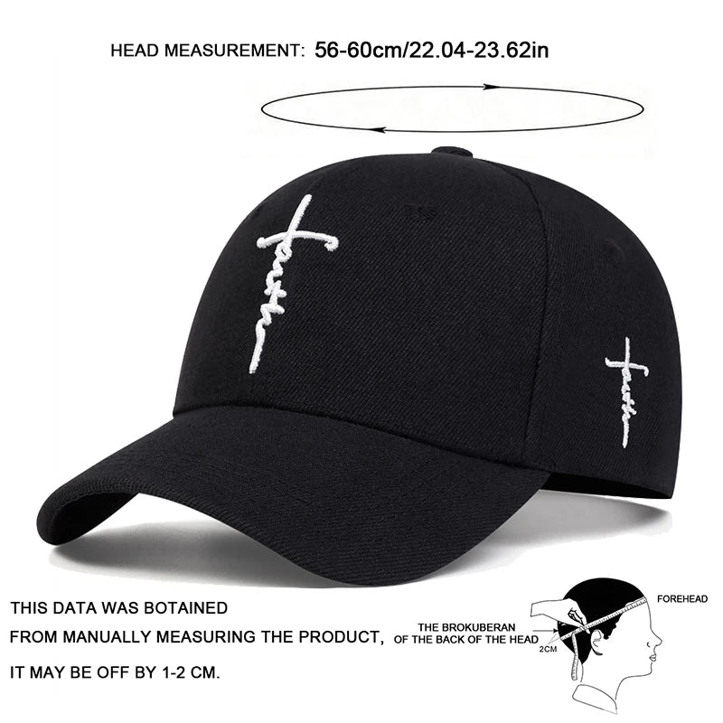 Minimalist Embroidered Baseball Cap Adjustable Curved Brim Casual Streetwear Fashion Hat