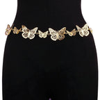 Butterfly Charm Waist Chain for Gothic, Y2K and Alternative Fashion