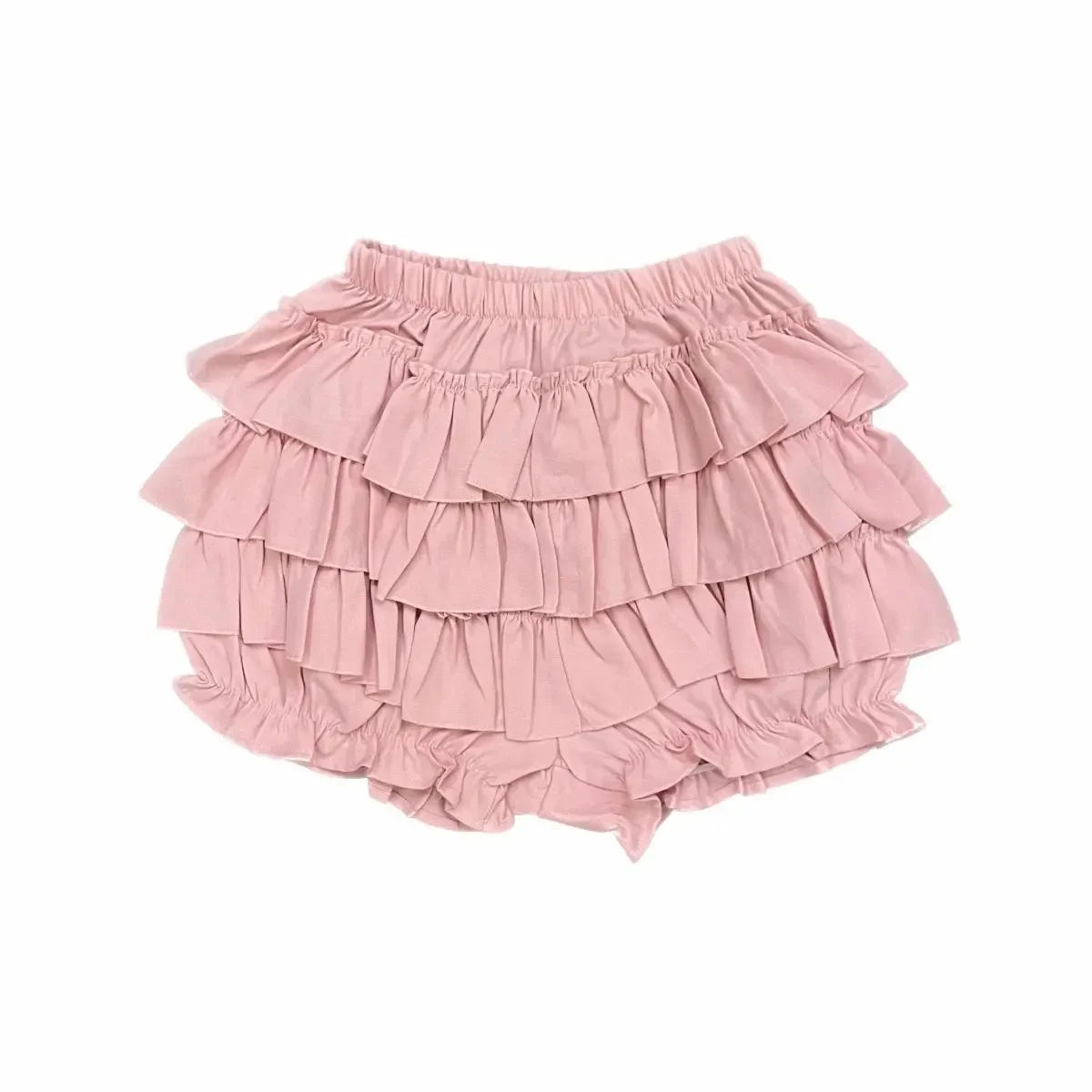 Tiered Ruffle Mini Skirt with Elastic Waist Balletcore Streetwear Silhouette
