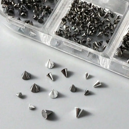 Gothic Punk Nail Art Sticker Set with Ornamental Alternative Fashion Details