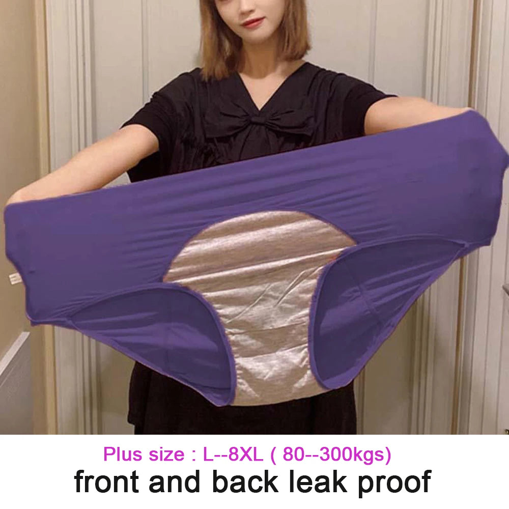 Five-Piece High-Waisted Absorbent Menstrual Brief Set