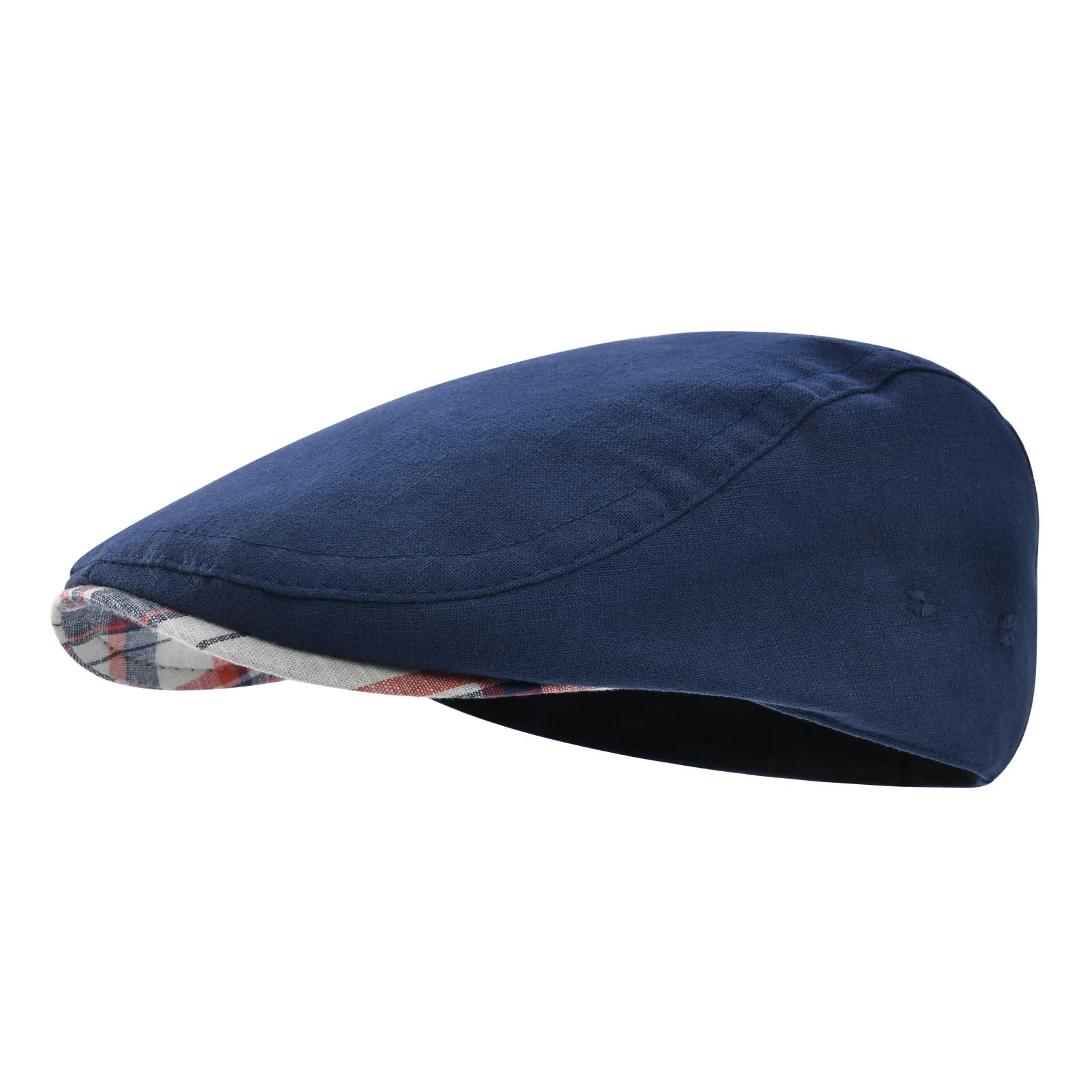 Classic Linen Flat Cap for Everyday Casual Vintage Inspired Four Season Fashion Style