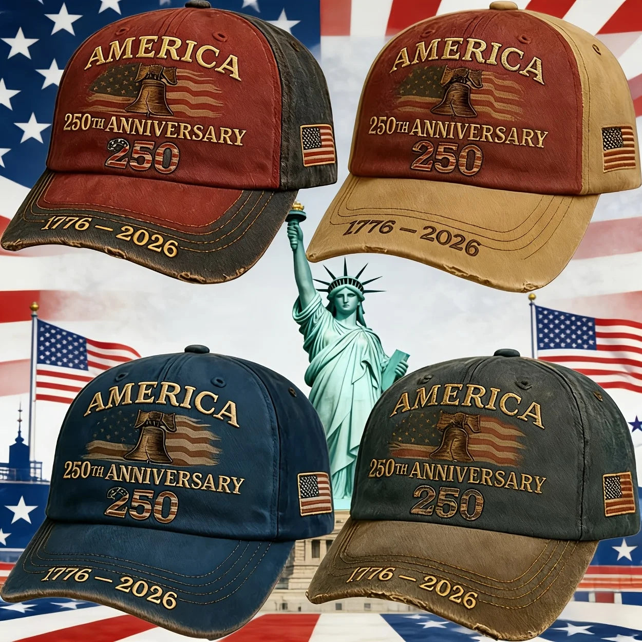 Retro Embroidered Adjustable Baseball Cap with Vintage Inspired Design for Casual Everyday Streetwear