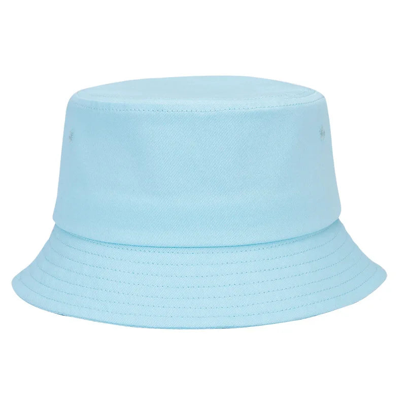 Unisex Cotton Bucket Hat with Classic Dome Design for Casual Summer Everyday Wear