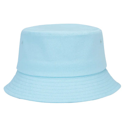 Unisex Cotton Bucket Hat with Classic Dome Design for Casual Summer Everyday Wear