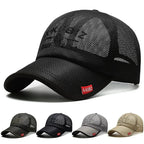 Unisex Breathable Mesh Baseball Cap with Embroidered Detail for Casual Outdoor Everyday Style