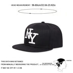 Embroidered Flat Brim Snapback Cap Adjustable Hip Hop Streetwear Baseball Hat