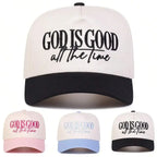 Embroidered Typography Dad Cap Adjustable Curved Brim Casual Everyday Baseball Hat
