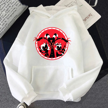 Dark Anime Graphic Hoodie with Manga-Inspired Demon Streetwear Artwork