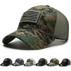 Unisex Breathable Mesh Baseball Cap with Embroidered Patch for Casual Outdoor Everyday Style