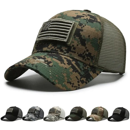 Unisex Breathable Mesh Baseball Cap with Embroidered Patch for Casual Outdoor Everyday Style