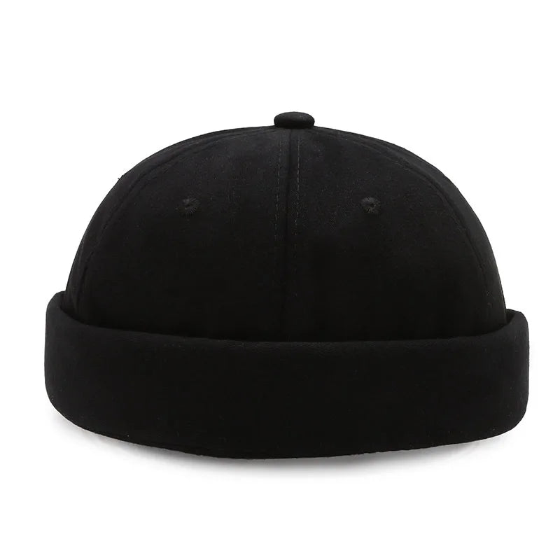 Minimalist Brimless Cotton Docker Beanie for Contemporary Streetwear Casual Everyday Fashion Style