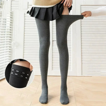 Extra Long Over-the-Knee Cotton Socks with Soft Stretch Knit and Stay-Up Design