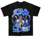 Vintage Portrait Graphic Cotton Streetwear T-Shirt with Retro-Inspired Front Artwork