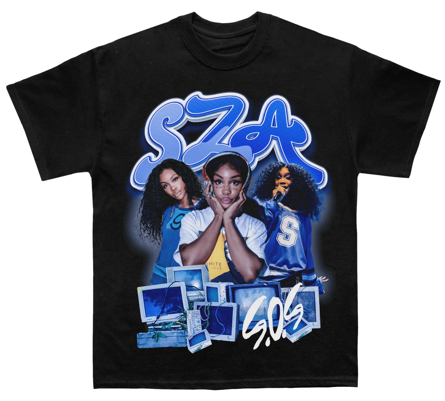 Vintage Portrait Graphic Cotton Streetwear T-Shirt with Retro-Inspired Front Artwork